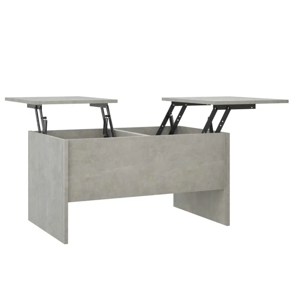 Coffee Table Concrete Grey 80x50x42.5 cm Engineered Wood 809732