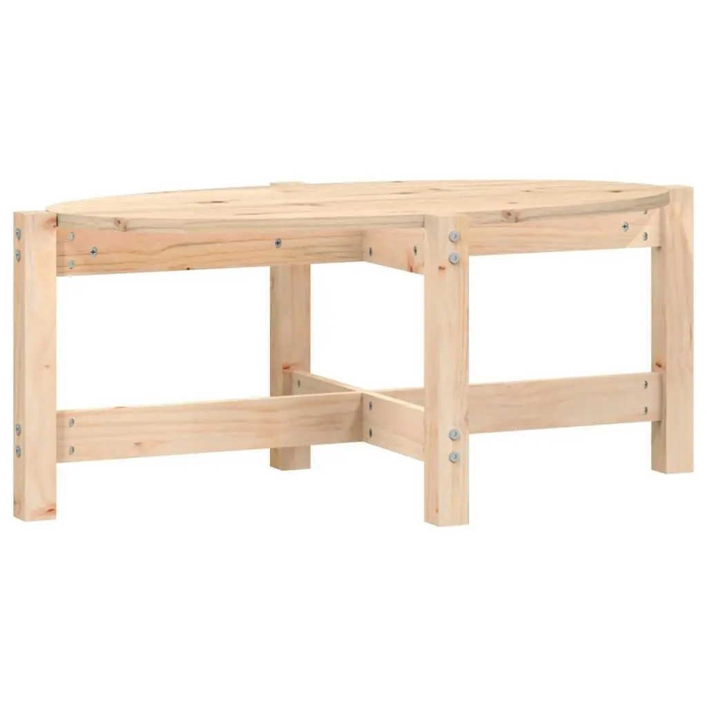 Coffee Table 87x48x35 cm Solid Wood Pine 822322