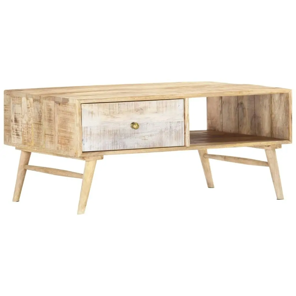 Coffee Table 88x60x40 cm Solid Mango Wood 287365