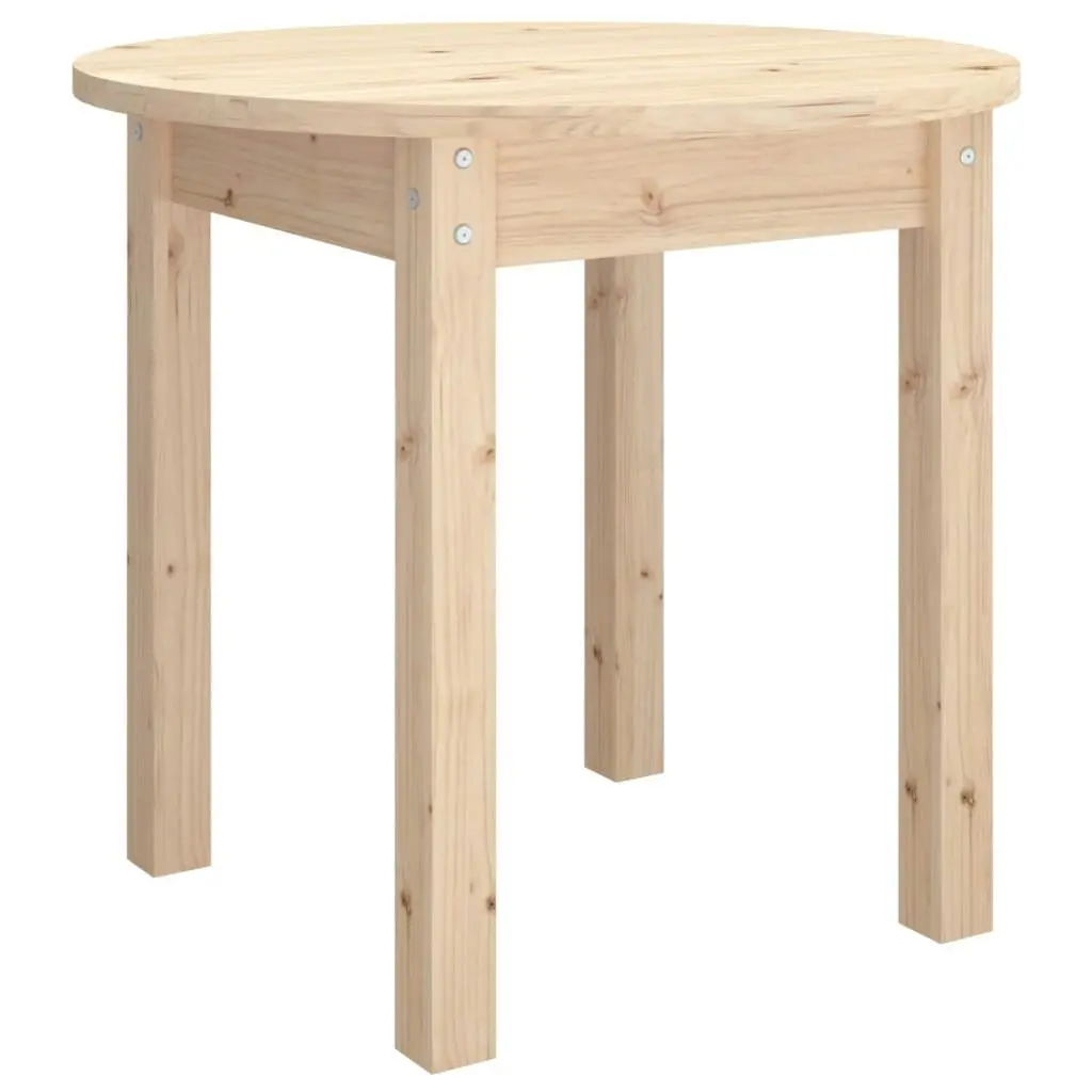 Coffee Table Ø 45x40 cm Solid Wood Pine 822332