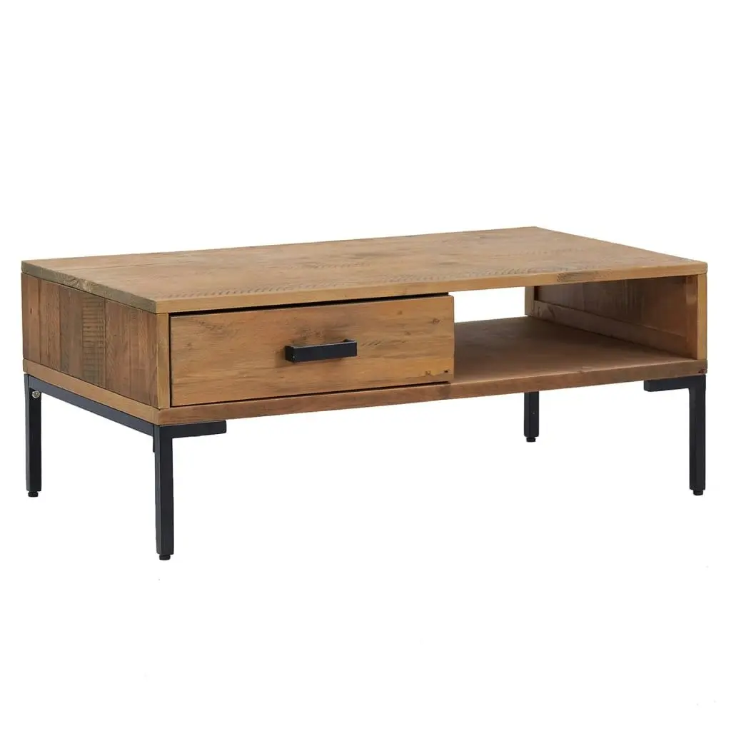 Coffee Table 90x50x35 cm Solid Pinewood 349929