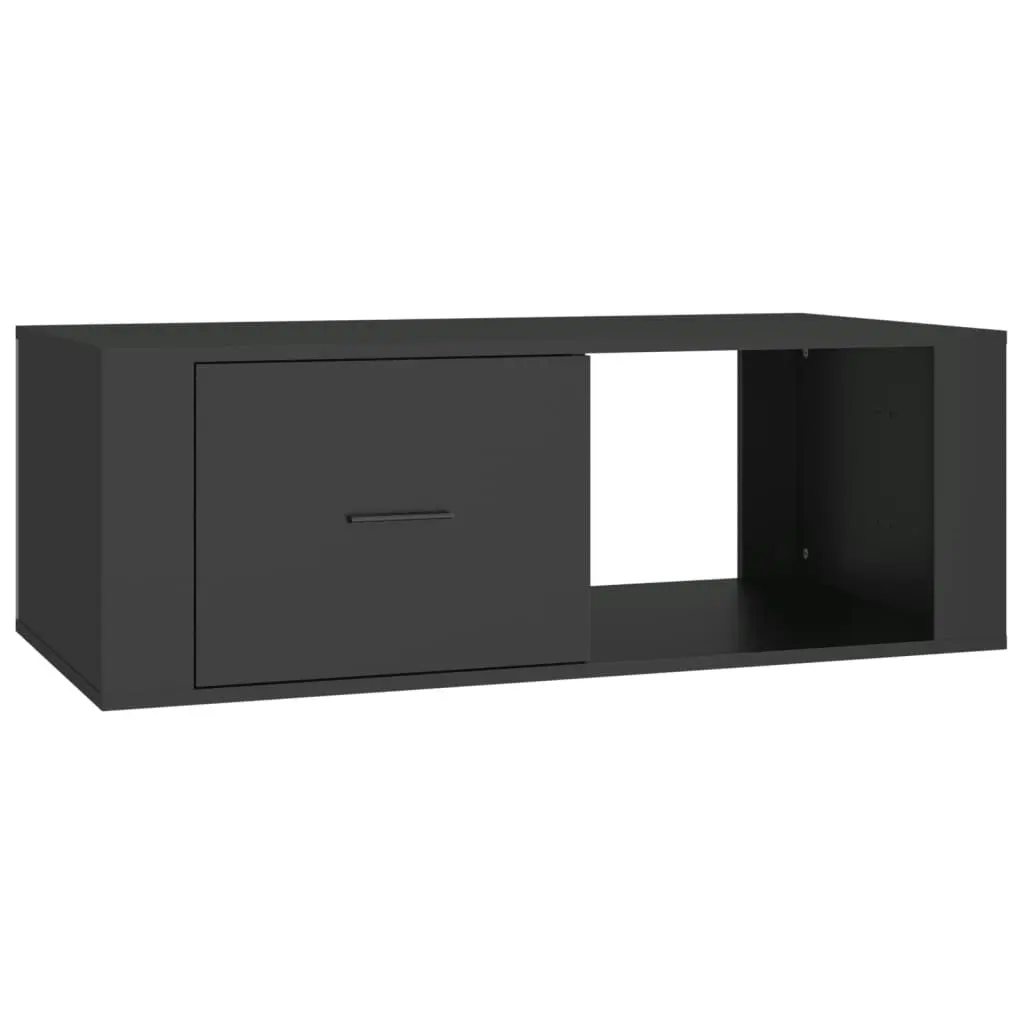 Coffee Table Black 100x50.5x35 cm Engineered Wood 816537