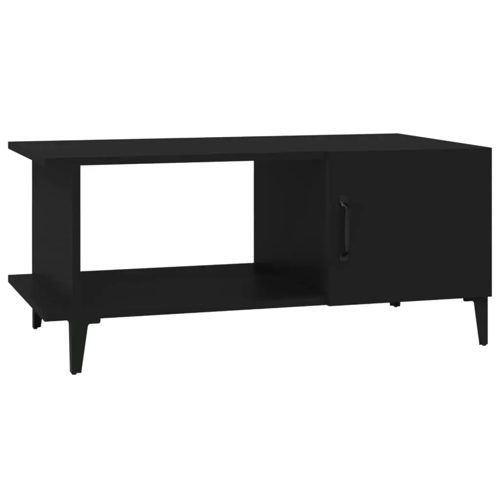 Coffee Table Black 90x50x40 cm Engineered Wood 812754