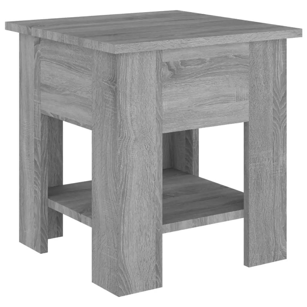 Coffee Table Grey Sonoma 40x40x42 cm Engineered Wood 813081