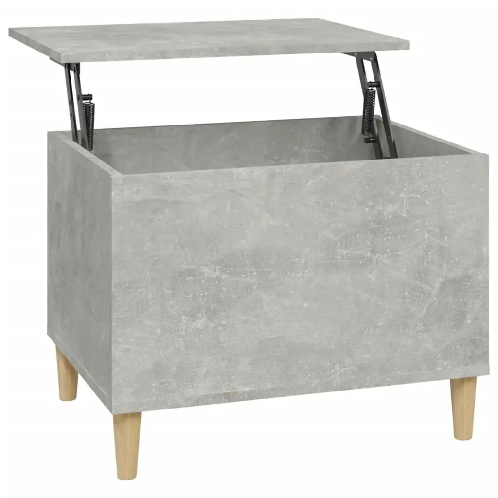 Coffee Table Concrete Grey 60x44.5x45 cm Engineered Wood 819568