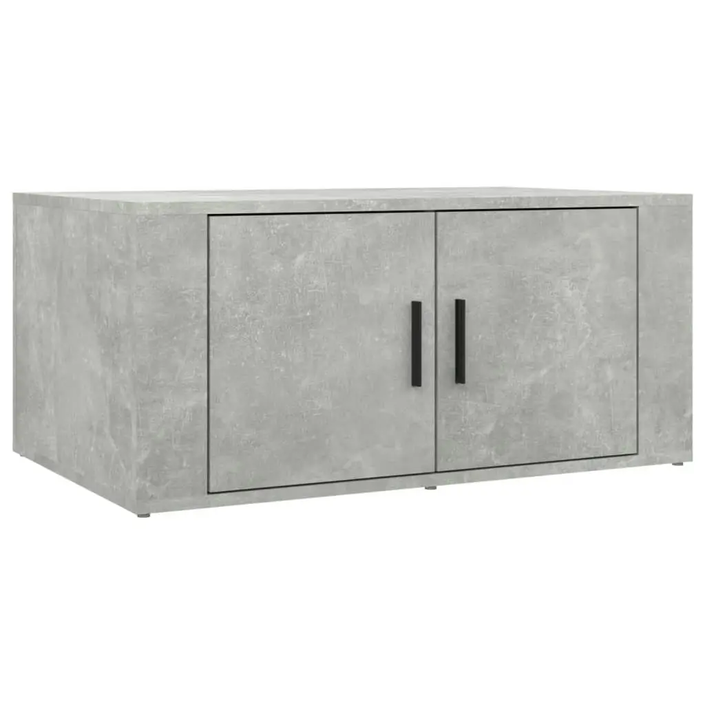 Coffee Table Concrete Grey 80x50x36 cm Engineered Wood 816516