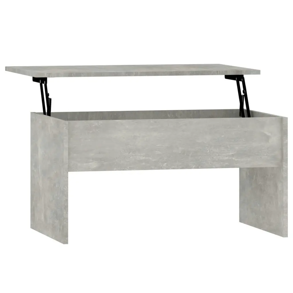 Coffee Table Concrete Grey 80x50.5x41.5 cm Engineered Wood 809642