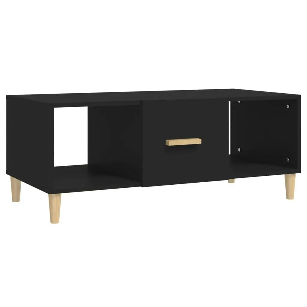 Coffee Table Black 102x50x40 cm Engineered Wood 812691