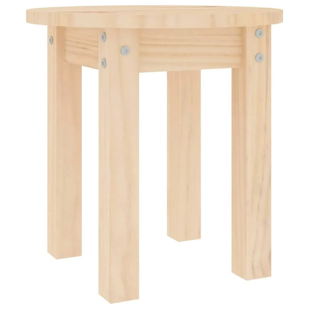 Coffee Table Ø 35x35 cm Solid Wood Pine 822337