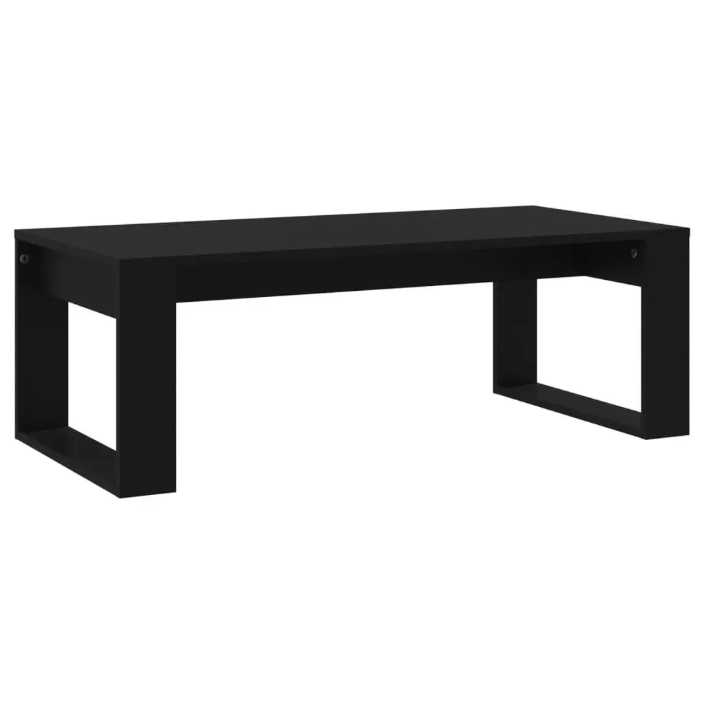 Coffee Table Black 102x50x35 cm Engineered Wood 823359