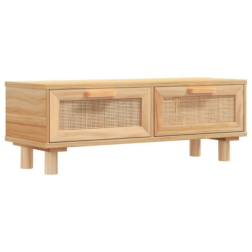 Coffee Table Brown 80x40x30 cm Engineered Wood&Solid Wood Pine 345623