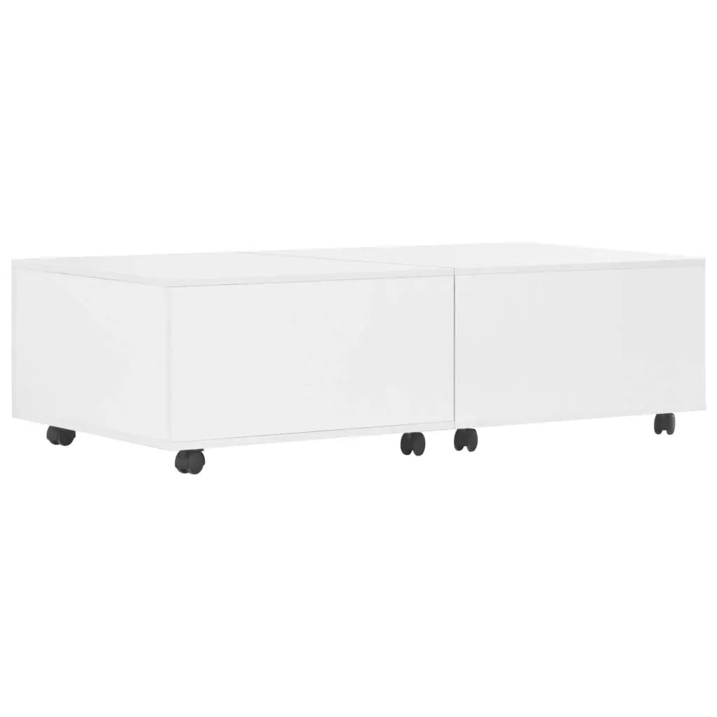 Coffee Table High Gloss White 120x60x35 cm 283727