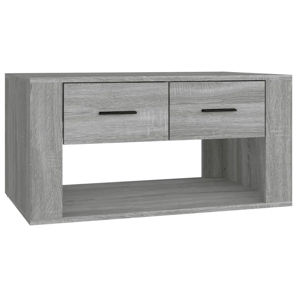 Coffee Table Grey Sonoma 80x50x40 cm Engineered Wood 816534