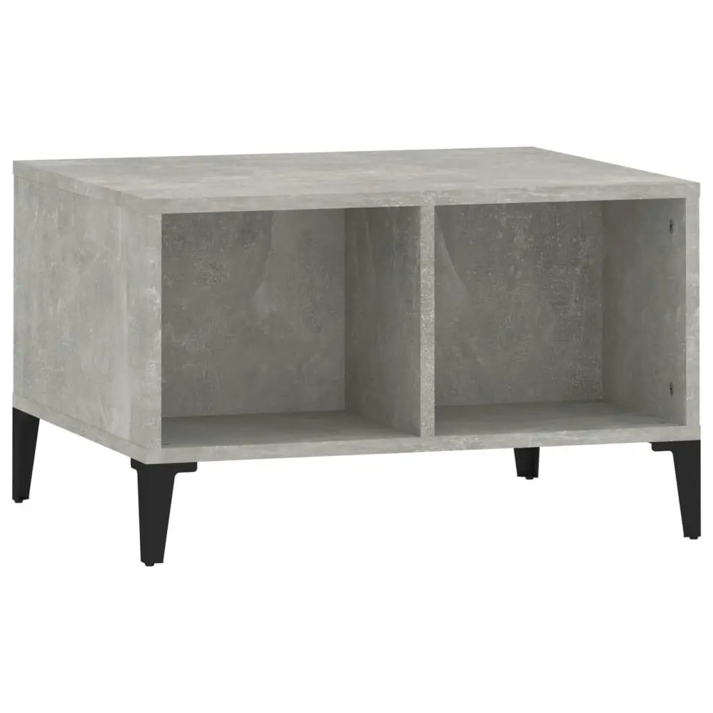 Coffee Table Concrete Grey 60x50x36.5 cm Engineered Wood 821040