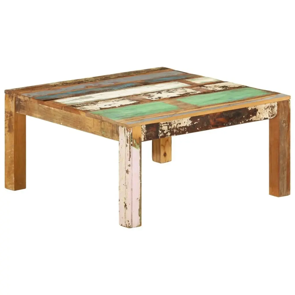 Coffee Table 80x80x40 cm Solid Wood Reclaimed 338030