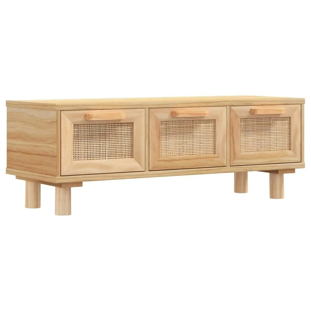 Coffee Table Brown 80x40x30 cm Engineered Wood&Solid Wood Pine 345620