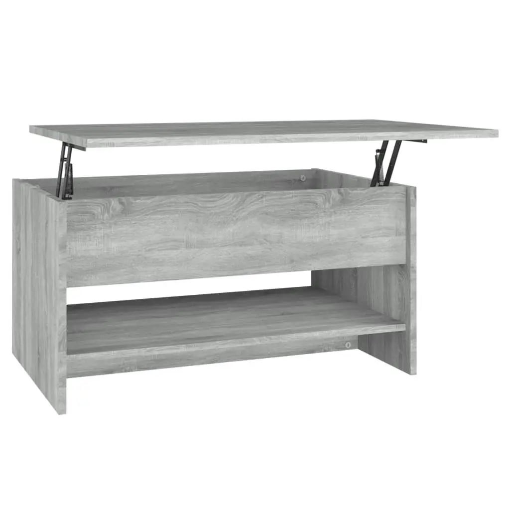 Coffee Table Grey Sonoma 80x50x40 cm Engineered Wood 819297