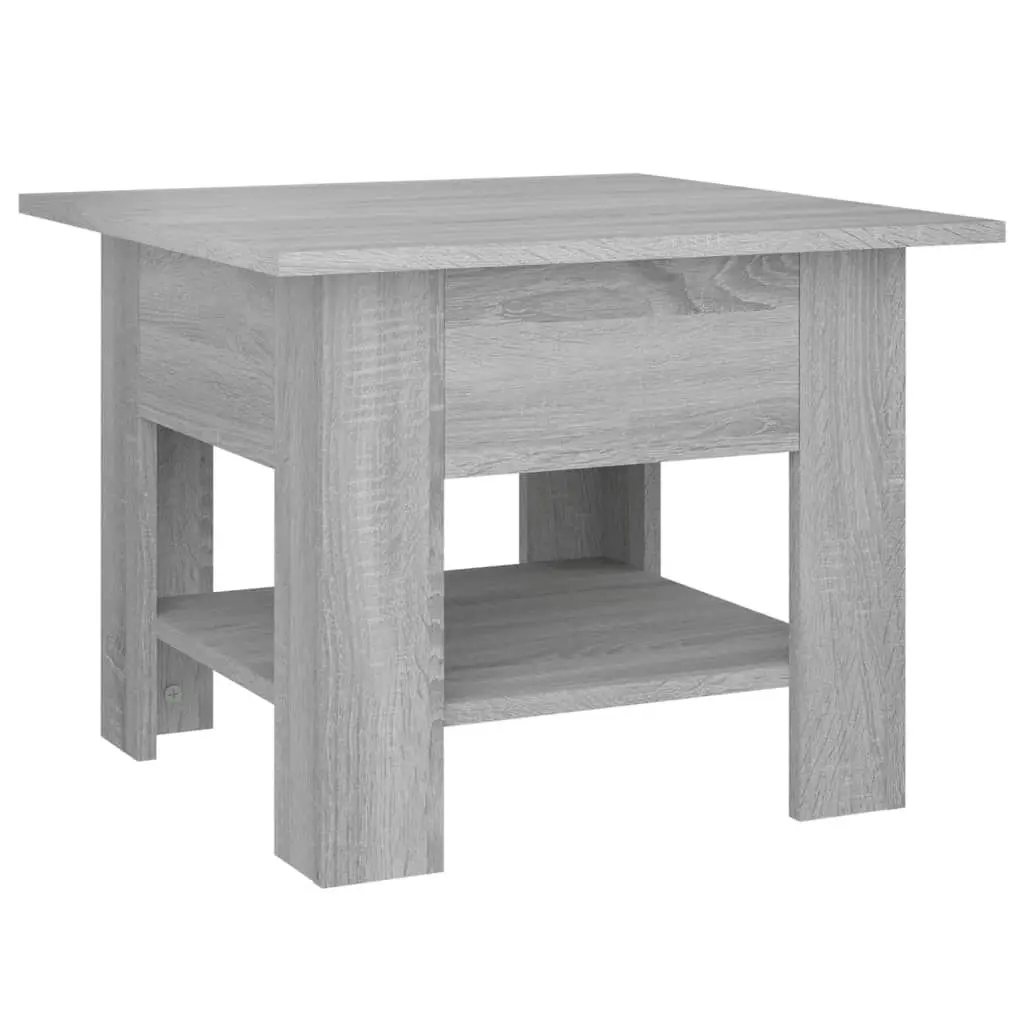 Coffee Table Grey Sonoma 55x55x42 cm Engineered Wood 813078