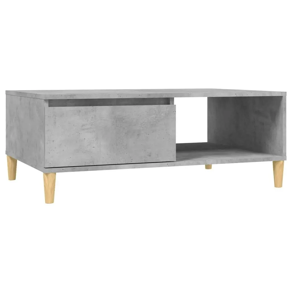 Coffee Table Concrete Grey 90x60x35 cm Engineered Wood 805999