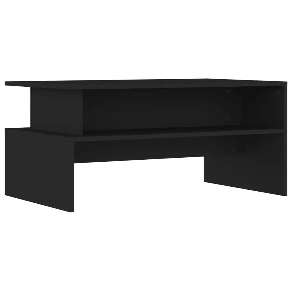 Coffee Table Black 90x55x42.5 cm Engineered Wood 834279