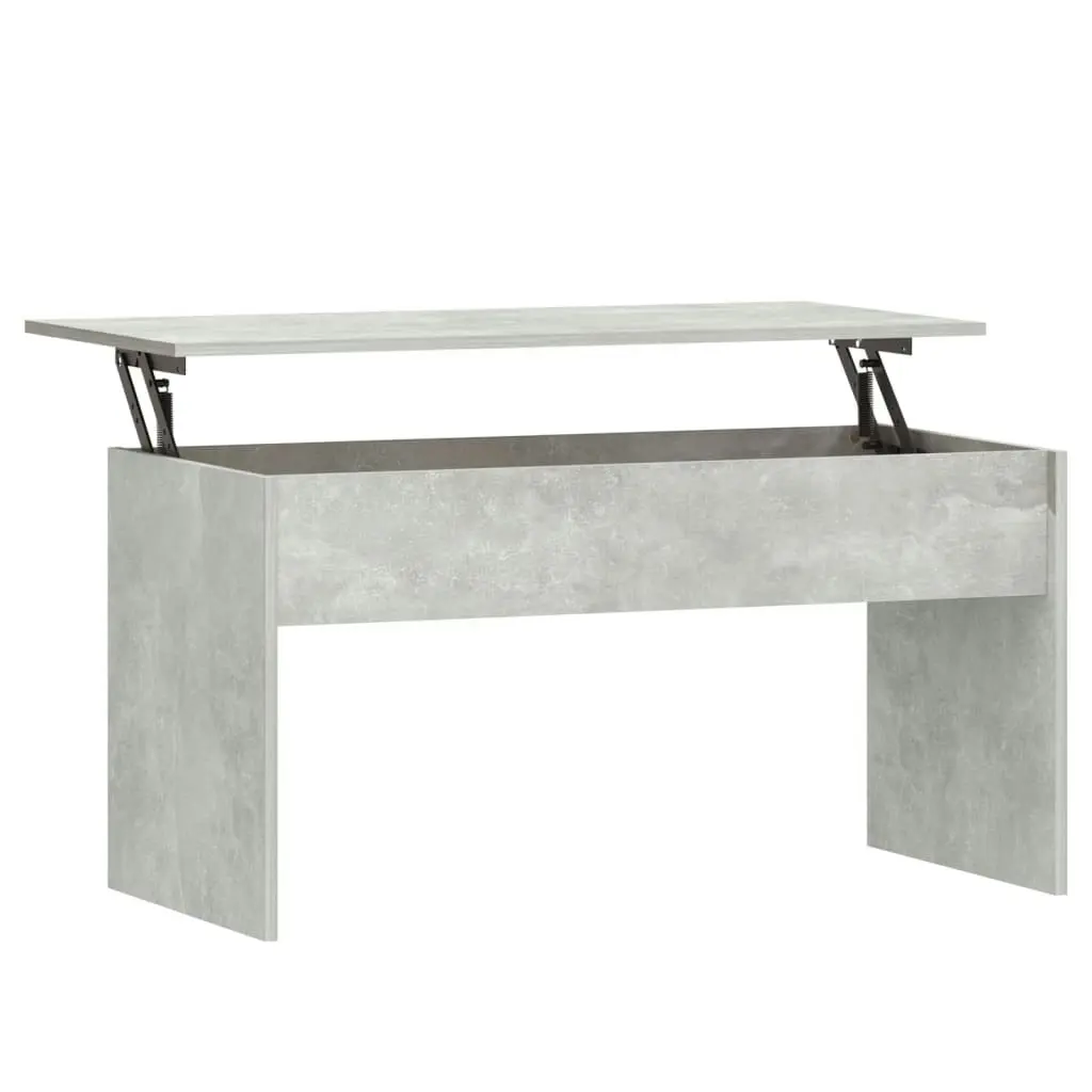 Coffee Table Concrete Grey 102x50.5x52.5 cm Engineered Wood 809633