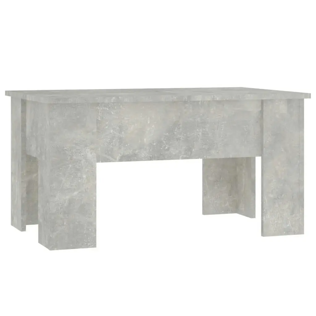 Coffee Table Concrete Grey 79x49x41 cm Engineered Wood 809696