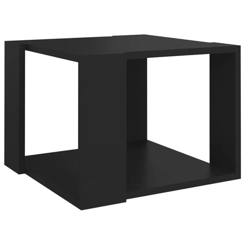 Coffee Table Black 40x40x30 cm Engineered Wood 806311