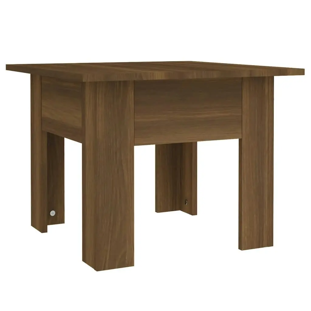 Coffee Table Brown Oak 55x55x42 cm Engineered Wood 813070