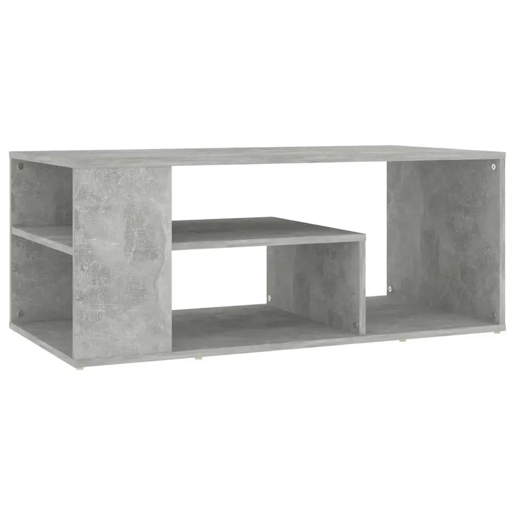 Coffee Table Concrete Grey 100x50x40 cm Engineered Wood 806925