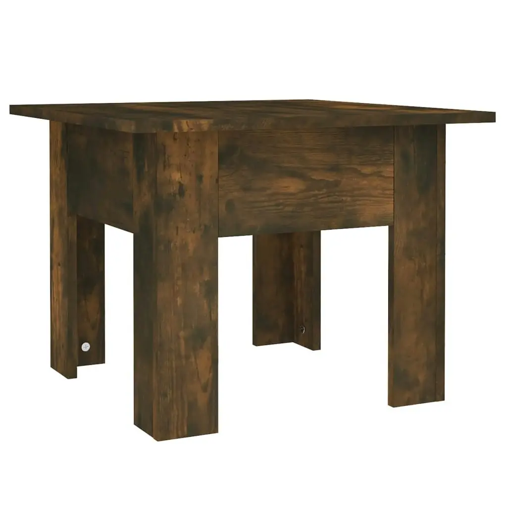 Coffee Table Smoked Oak 55x55x42 cm Engineered Wood 813068