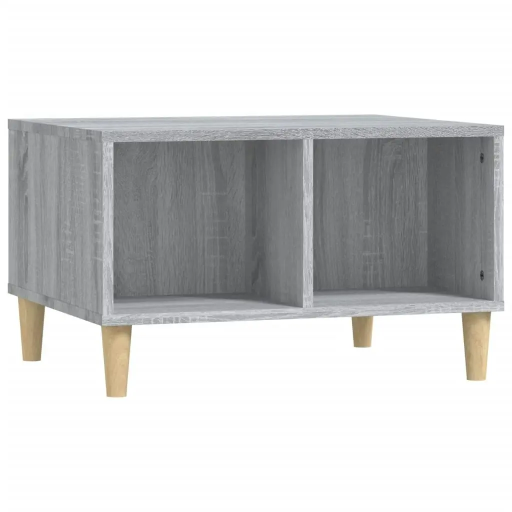 Coffee Table Grey Sonoma 60x50x36.5 cm Engineered Wood 821034