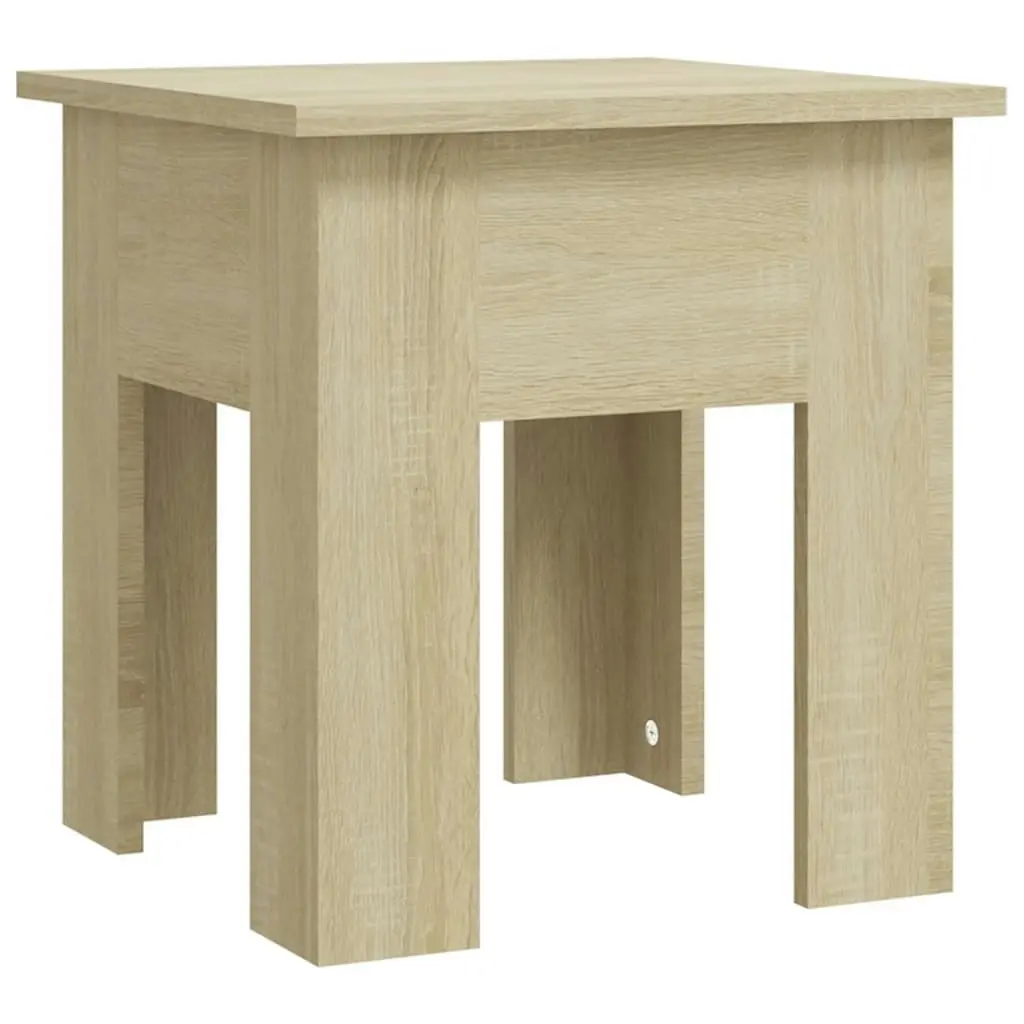 Coffee Table Sonoma Oak 40x40x42 cm Engineered Wood 810247