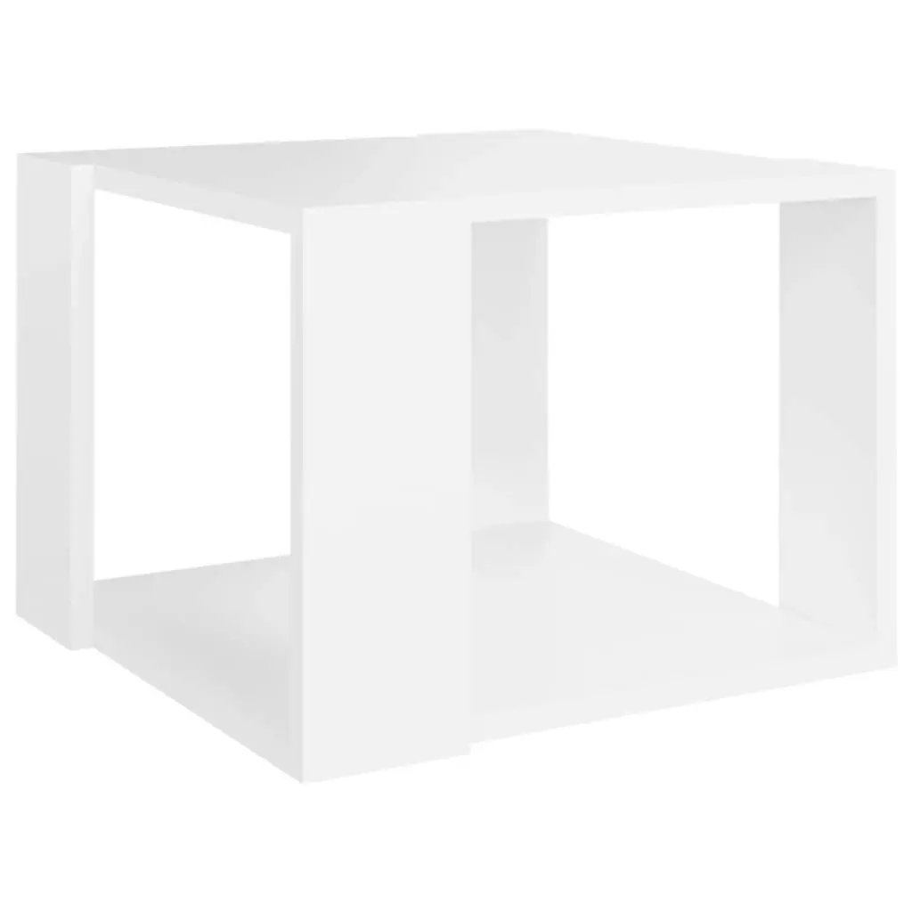 Coffee Table White 40x40x30 cm Engineered Wood 806310