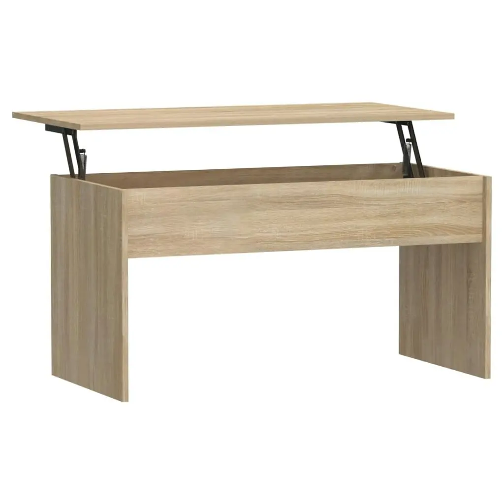 Coffee Table Sonoma Oak 102x50.5x52.5 cm Engineered Wood 809632