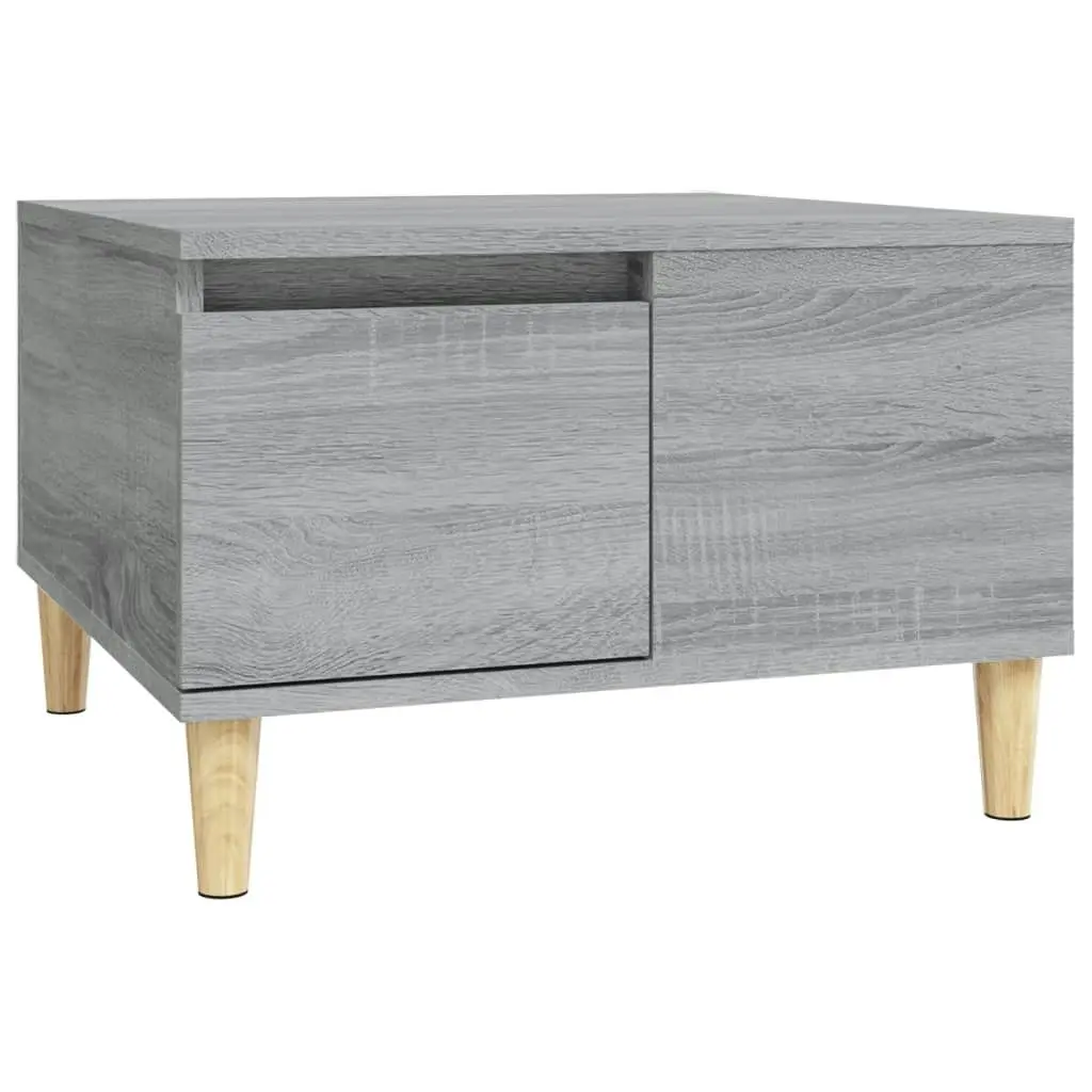 Coffee Table Grey Sonoma 55x55x36.5 cm Engineered Wood 821082