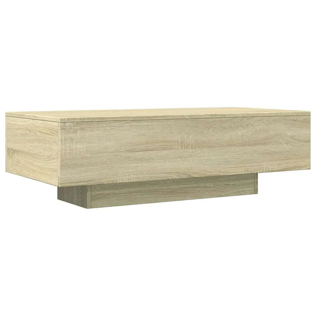 Coffee Table Sonoma Oak 100x49.5x31 cm Engineered Wood 834894