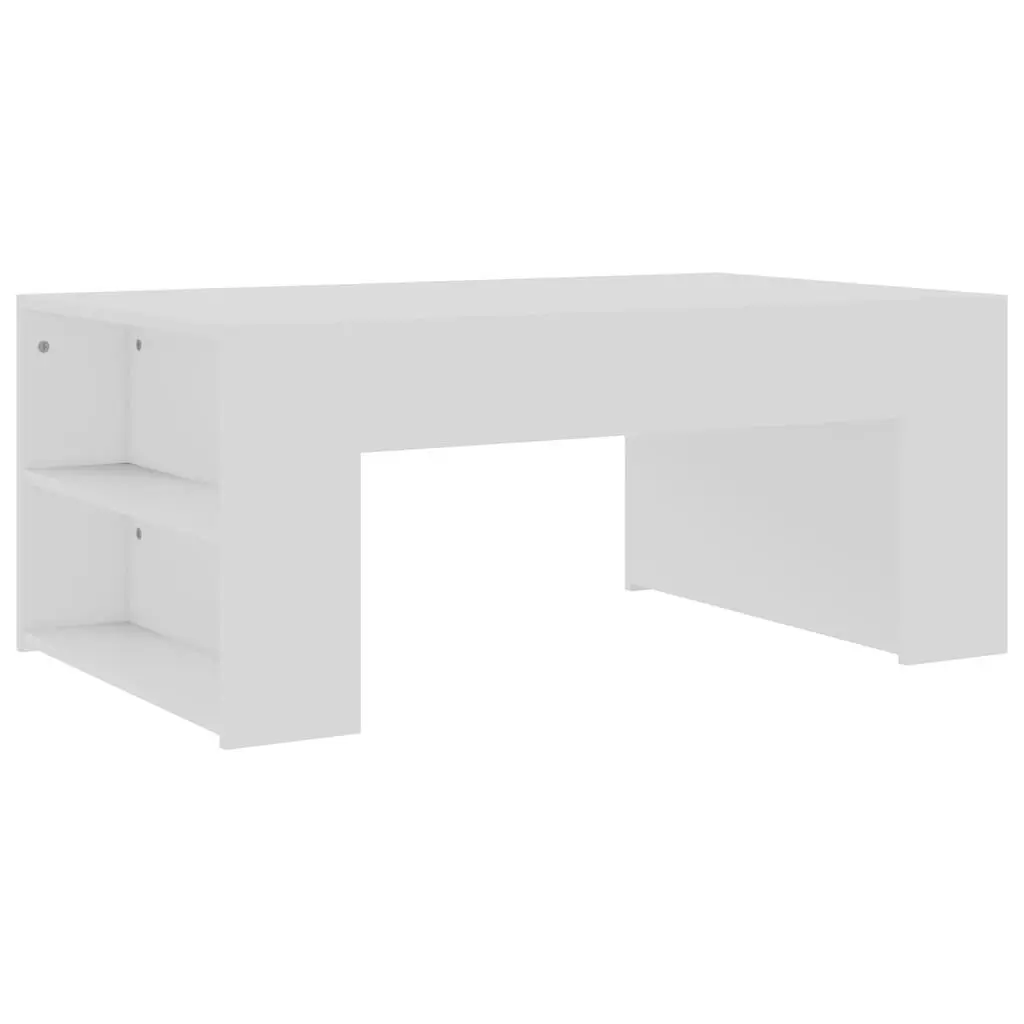 Coffee Table White 100x60x42 cm Engineered Wood 802111