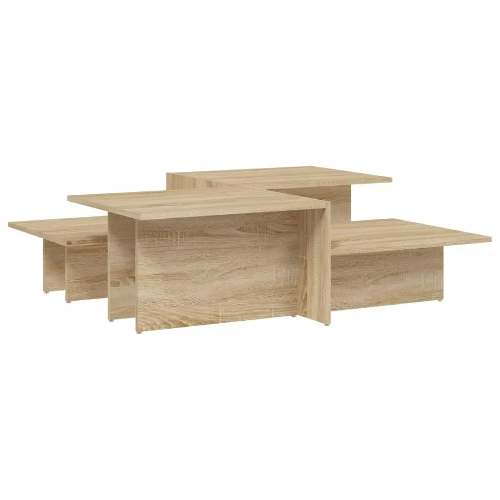 Coffee Tables 2 pcs Sonoma Oak Engineered Wood 3216152