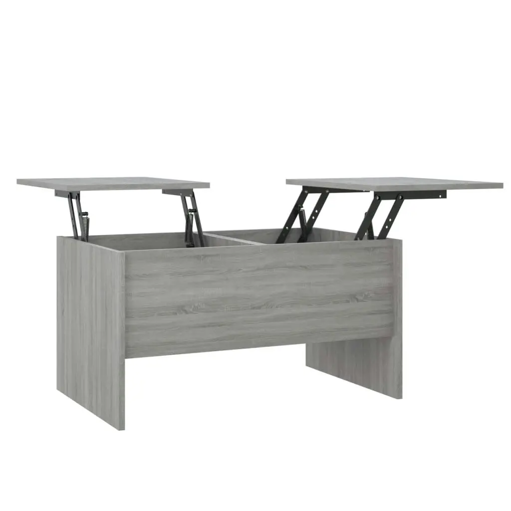 Coffee Table Grey Sonoma 80x50x42.5 cm Engineered Wood 819294