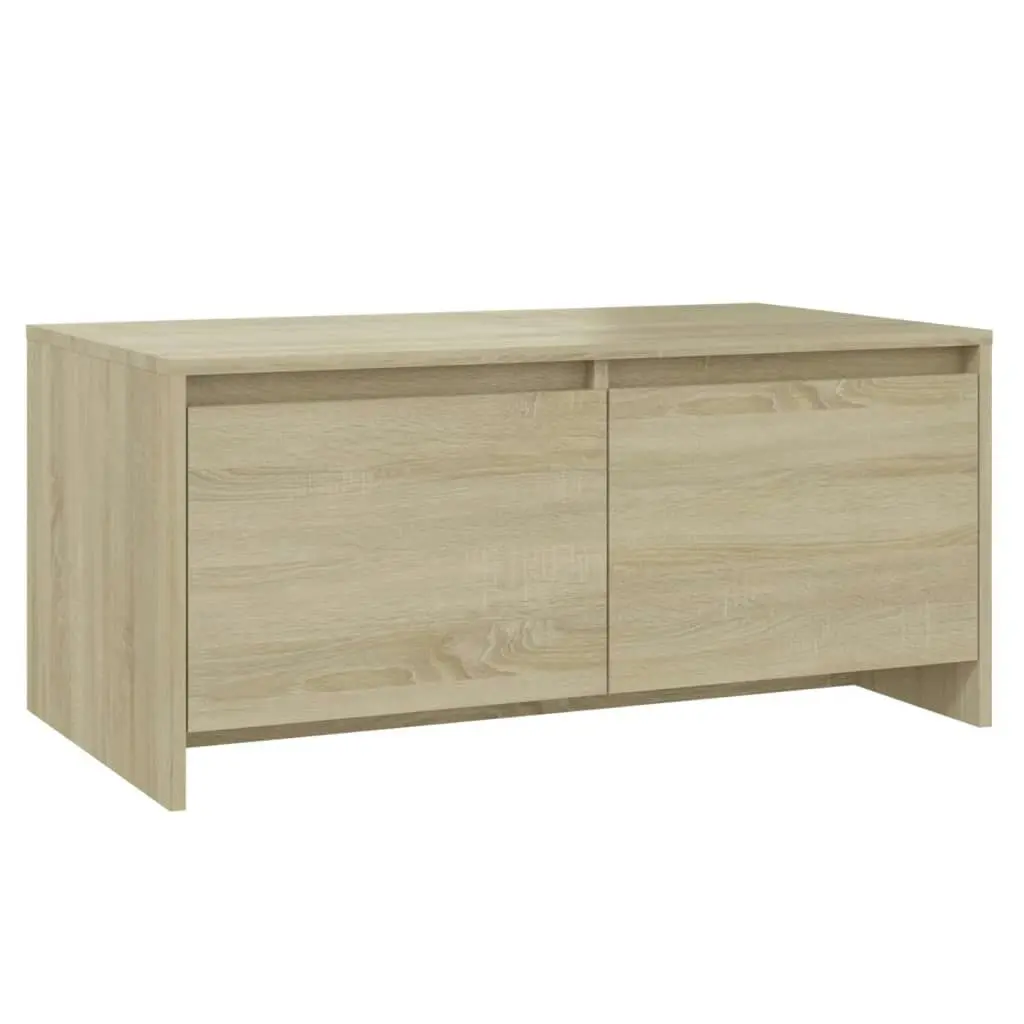 Coffee Table Sonoma Oak 90x50x41.5 cm Engineered Wood 809821