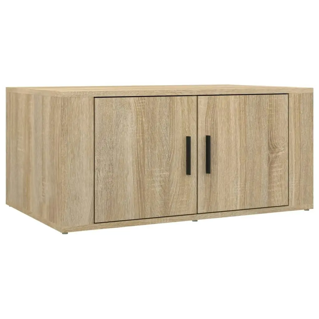 Coffee Table Sonoma Oak 80x50x36 cm Engineered Wood 816515