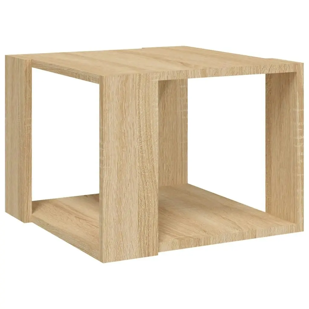 Coffee Table Sonoma Oak 40x40x30 cm Engineered Wood 806313