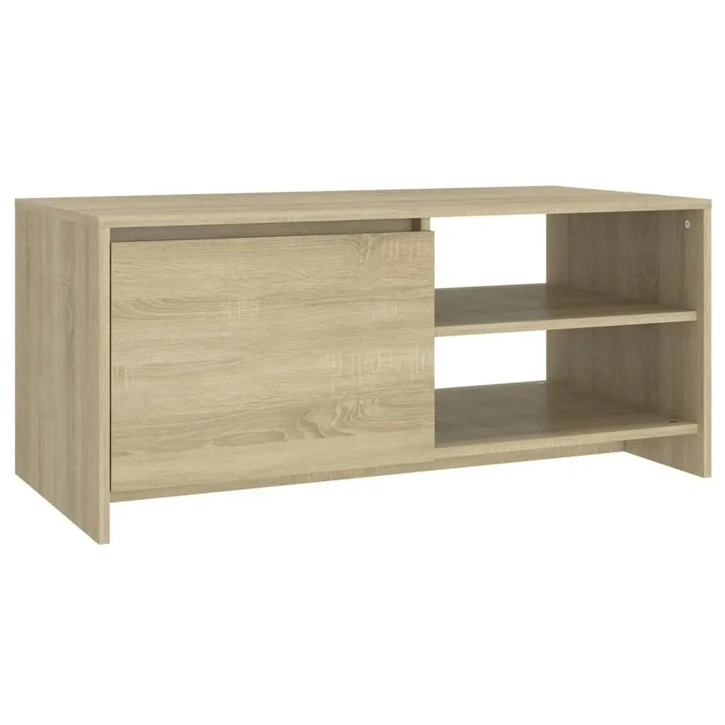 Coffee Table Sonoma Oak 102x50x45 cm Engineered Wood 809830