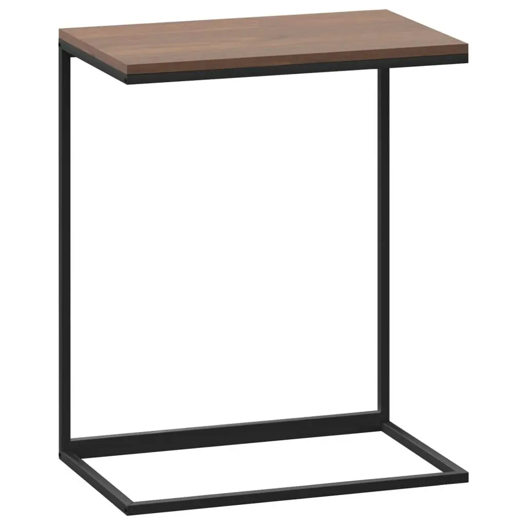 Side Table Black 55x35x66 cm Engineered Wood 336132