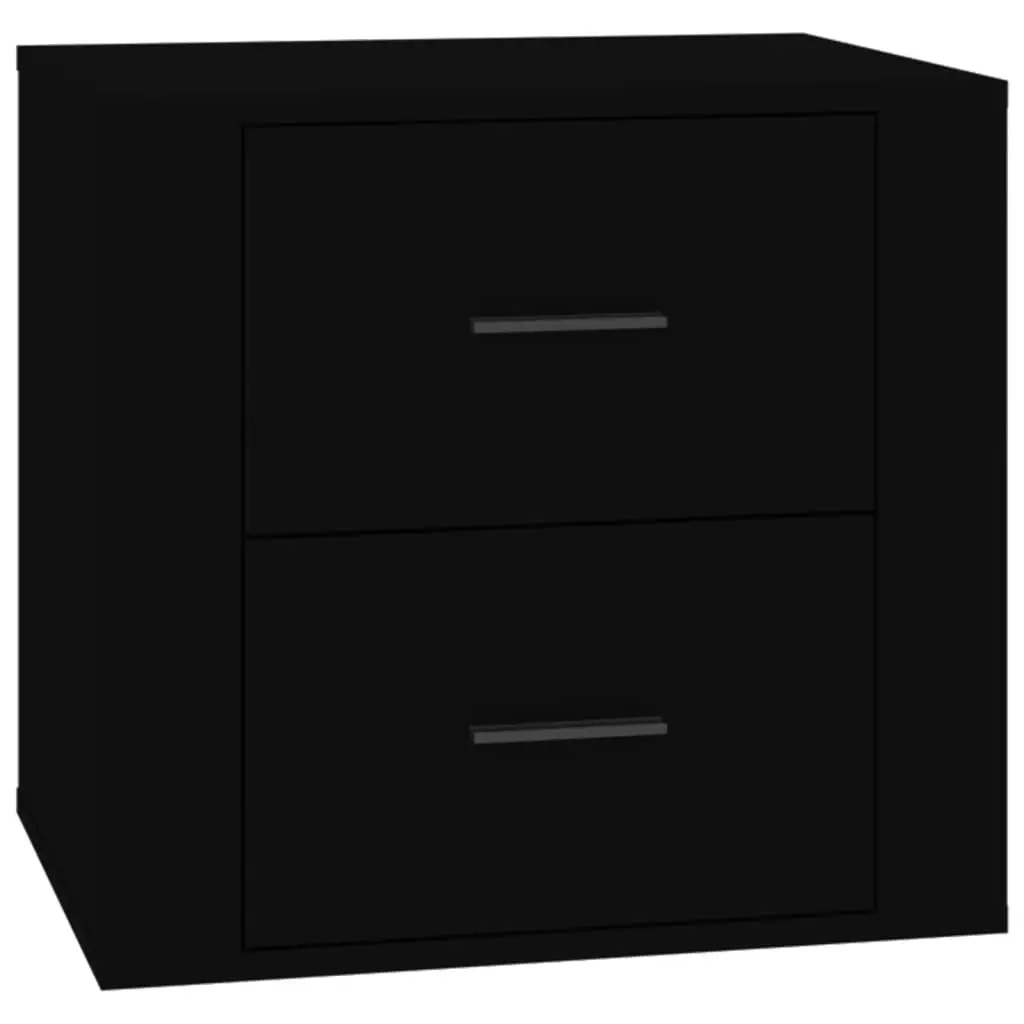 Bedside Cabinet Black 50x39x47 cm 816705