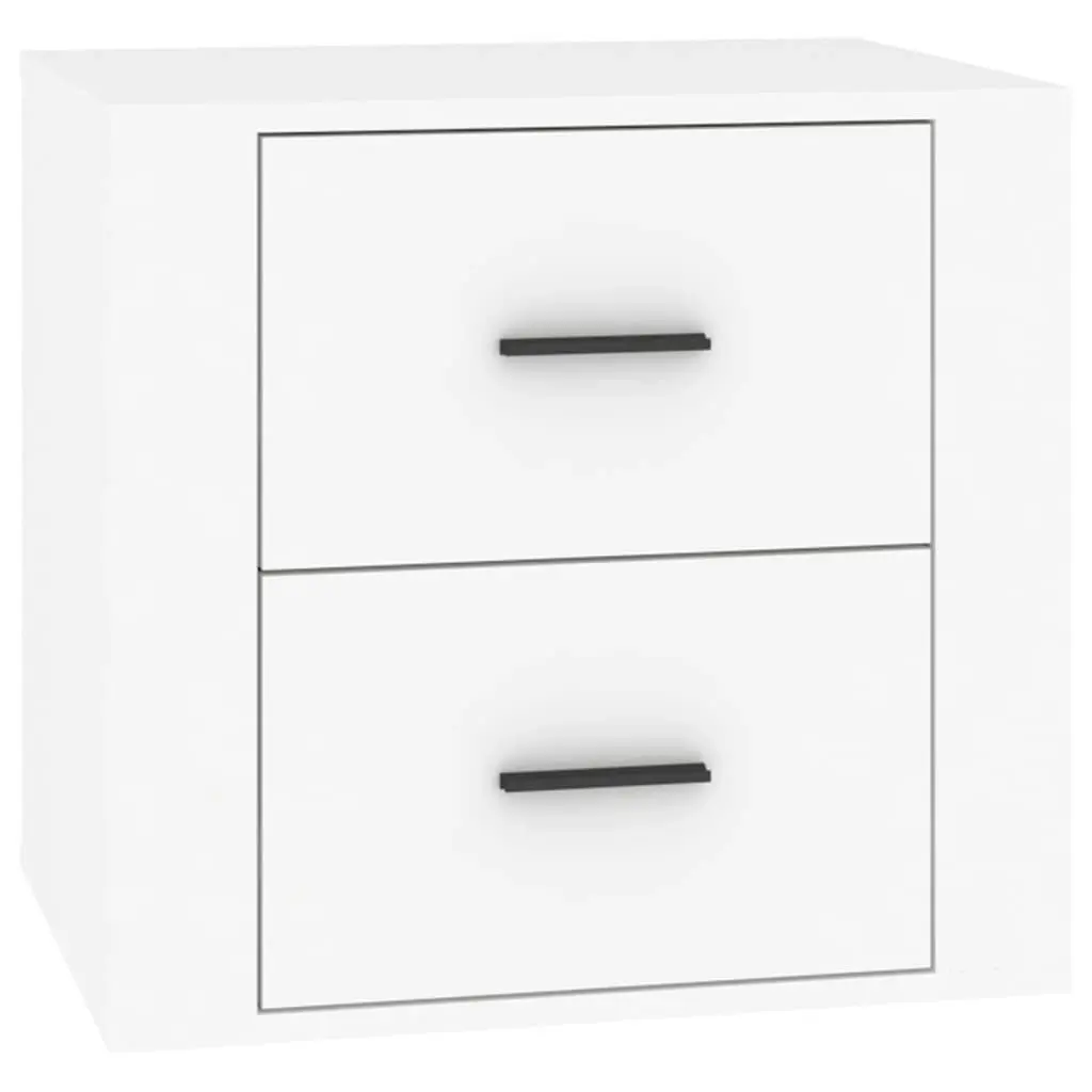 Bedside Cabinet White 50x39x47 cm 816704