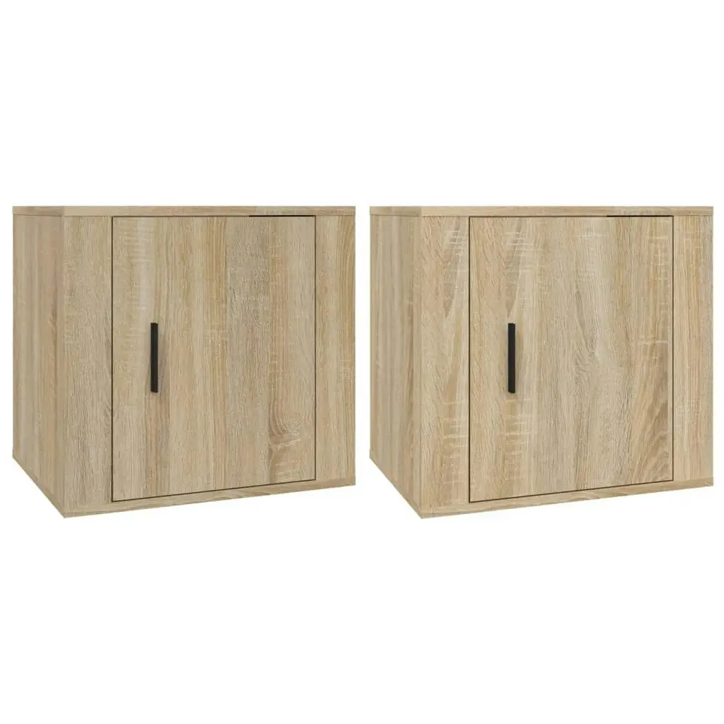 Bedside Cabinets 2 pcs Sonoma Oak 50x39x47 cm 816695