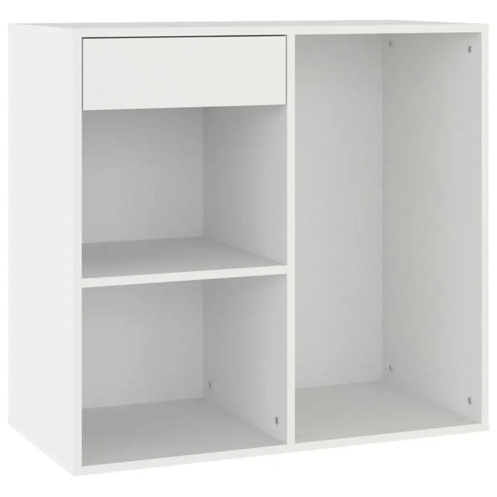 Cosmetic Cabinet White 80x40x75 cm Engineered Wood 808837