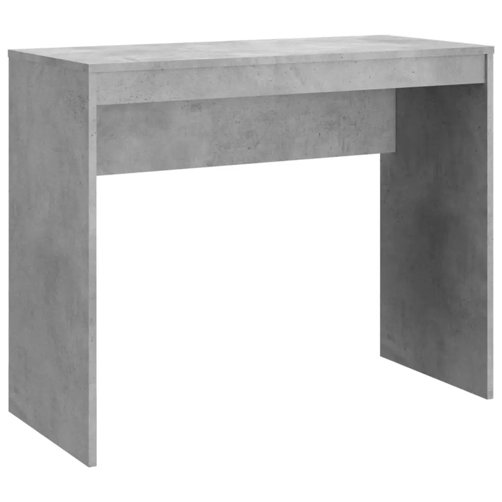 Desk Concrete Grey 90x40x72 cm Engineered Wood 800382