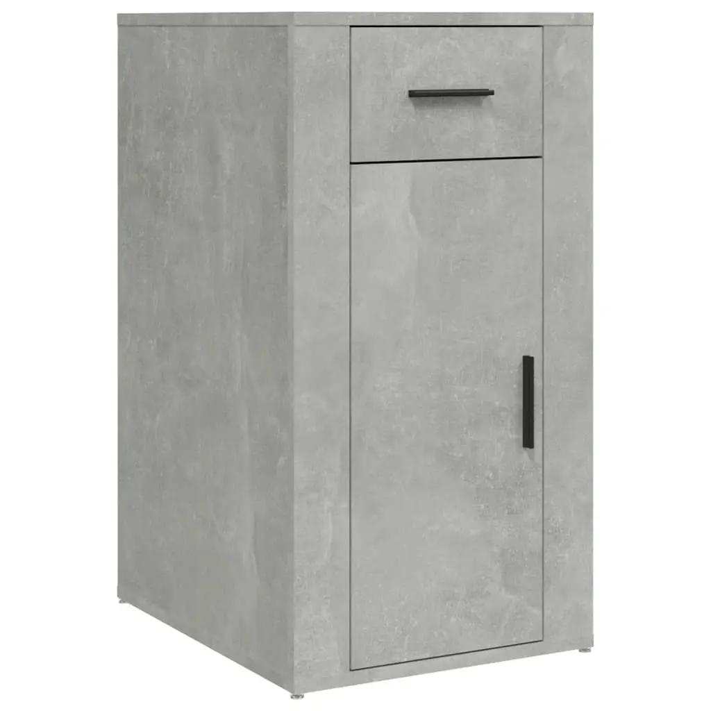 Desk Cabinet Concrete Grey 40x49x75 cm Engineered Wood 816796